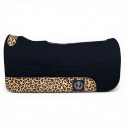  Cayuse Merino Black CHEETAH Merino Nemez Western Nyeregalátét