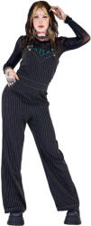 JAWBREAKER Salopetă de damă (pantaloni) JAWBREAKER - Pinstripe - Black - JSA 6160