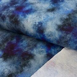  Szabadidő anyag TIE-DYE blue digital print
