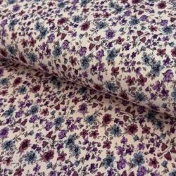  Jersey RIB Flower bouquet design B digital print