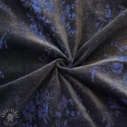  JEANS DENIM VELVET JACQUARD Flowers black - bubulakovo - 6 900 Ft