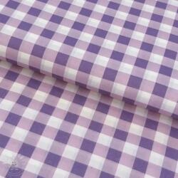  Pamutvászon MATCHA and CHECKS lilac