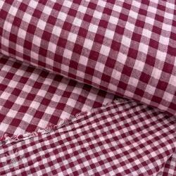  Dupla géz/muszlin YARN DYED Stripes and checks design F