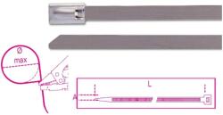 BM Group BMS3079 Önzáró rozsdamentes acél kábelkötegelő szalag (BMS3079)