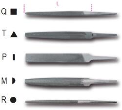 Beta 1718D6/Q Szögletes nagyoló reszelő markolat nélkül (17180121)