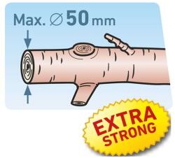 Extol Ágvágó olló; 930 mm, rávágó, áttételes, tapadásmentes él, max. 50 mm vágás, acél penge, trapéz nyél, gumírozott foganty (8873321)