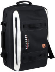 Zulupack® Vízálló utazótáska Zulupack® Antipode 45L Cordura® - IP63 - fekete/fehér - divatos, praktikus bármilyen utazáshoz