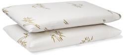 Brius Set Brius 2 Perne Memory Bamboo, Microfibra super soft, Umplutura perna, Burete memory foam, Micro, 40x70 (BB5942632016781RIZ)