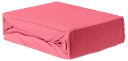 Brius Cearceaf Brius cu elastic Jersey, 180x200, 50% poliester , 50% bumbac, Material moale si prietenos cu pielea, Fuchsia (BB5942632012776RIZ)