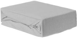 Brius Cearceaf Brius cu elastic Jersey, 160x200, 50% poliester , 50% bumbac, Material moale si prietenos cu pielea, Gri (BB5942632016934RIZ)