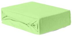 Brius Cearceaf Brius cu elastic Jersey, 50% poliester , 50% bumbac, Material moale si prietenos cu pielea, Verde (BB5942632008007RIZ)