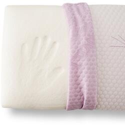 Brius Perna Brius Memory Tricot Lavander, Tricot 100%, infuzie cu ulei de lavanda, Umplutura perna, Burete memory foam, 40x70 (BB5942632024687RIZ)