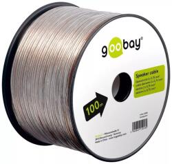 Goobay Cablu boxe 2x0.75mm transparent CCA Goobay 15018 (15018) - balutatech