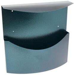 SolPlant. ro Cos/cutie publicitara, pentru ziare, cu acoperis, verde, format C4, 34x11.5x33 cm, Damech