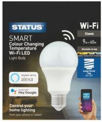 SolPlant. ro Bec led, iluminare smart, temperatura lumina reglabila, E27, 9W