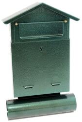 SolPlant. ro Cutie postala, cu loc pentru ziar, verde, format B6, 23x7x37.5 cm, Damech
