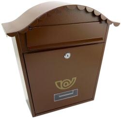 SolPlant. ro Cutie postala, maro, 36.5x13.5x36.5 cm, Napoleon