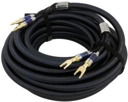 Vention Cablu banana mufa furca 10m x2 - placare aurit (BLBLL)