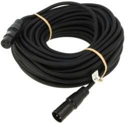 Goobay Cablu XLR tată/mamă 3pin, 20 m, negru (80360)