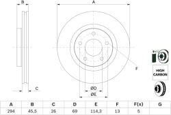 Bosch 0 986 479 745 Disc frana