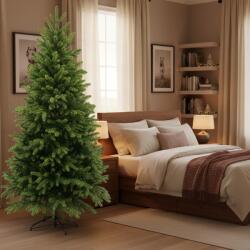  Brad artificial verde 180 cm cu 545 varfuri si suport metalic stabil (AT1CT-IM1P-BR1D-BBSD11)