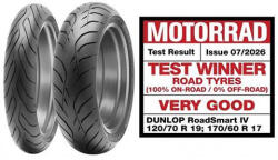 Dunlop Sportmax RoadSmart IV gumiabroncs 160/60ZR18 70W TL hátsó DOT 08/2026 (637731-26)