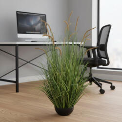  Planta artificiala iarba ornamentala coada de pisica, 120 cm, 17 tulpini (AT1CT-IM1P-PL1D-SSPZ/737)