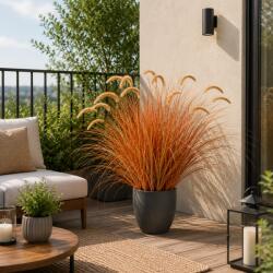  Planta artificiala decorativa Coada de Vulpe, 100 cm, galben-portocaliu (AT1CT-IM1P-PL1D-P/SSPZ/6041)