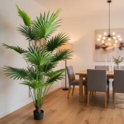  Palmier artificial Livistona Evantai, 15 frunze, 200 cm, verde (AT1CT-IM1P-PL1D-SK15200)
