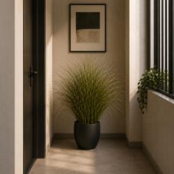  Planta artificiala iarba ornamentala verde, cu frunze vargate, 75 cm (AT1CT-IM1P-PL1D-SSPZ/6087/2)