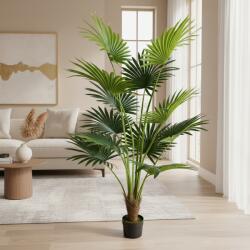 Palmier artificial Livistona Evantai, 12 frunze, 180 cm, verde (AT1CT-IM1P-PL1D-SK12108)