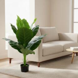  Planta artificiala Bananier Musa decorativa, 100 cm, verde (AT1CT-IM1P-PL1D-MGHW100)