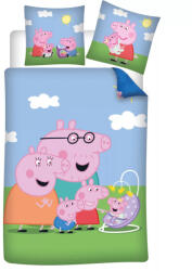  Peppa malac New Member gyerek, ovis ágyneműhuzat 100×135cm, 40×60 cm (BRM026865) - oliviashop