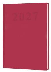  Naptár, tervező, A5, napi, 2027, bordó (EAO2622) - papir25