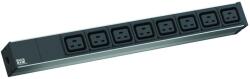 Bachmann prelungitor 19" 1HE 8xC19 cordon 2, 0 m C20 , 0m (BM-333.815)