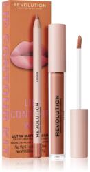 Revolution Beauty Lip Contour Kit set îngrijire buze culoare Lover 2 buc
