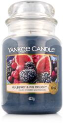 Yankee Candle Farm Fresh Peach Lumânări parfumate 623 g typ Mulberry & Fig Delight