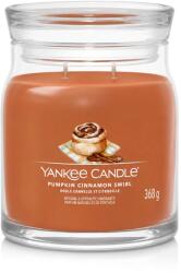 Yankee Candle Signature White Gardenia Lumânări parfumate 368 g typ Pumpkin Cinnamon Swirl