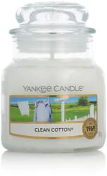 Yankee Candle Classic Small Jar Candles lumânare parfumată 104 g typ Clean Cotton