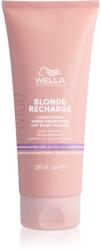 Wella Invigo Blonde Recharge balsam de par violet neutralizeaza tonurile de galben 200 ml