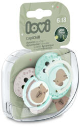 LOVI Szilikon dinamikus cumi capichill 6-18hó 2db fiú
