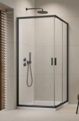 Radaway Alienta Brushed GunMetal C/D szögletes szálcsiszolt fegyvermetál zuhanykabin 80x80 (10238080-92-01)