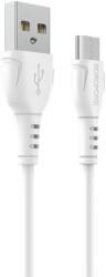 BOROFONE Cablu de date Borofone BX51, USB-A male - micro USB male, 1 m, White (6931474743923)