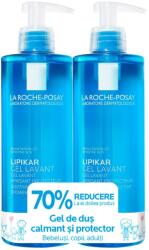 La Roche-Posay Pachet Lipikar cu gel de spalare piele sensibila, 400 ml, La Roche Posay