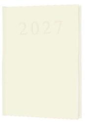  Naptár, tervező, A5, napi, 2027, bézs EAB1678/EAB1683 (EAB1678/EAB1683)