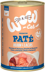  WOW Cat 6x400 g WOW Cat Adult csirke & lazac nedves macskaeledel