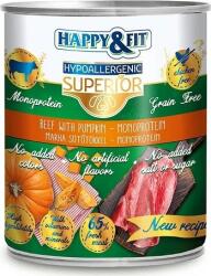 Happy&Fit monoprotein konzerv marhahússal és sütőtökkel kutyáknak (6 x 800 g) 4.8kg