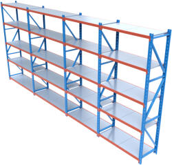 HD Regal FLEX300-W705 Salgó polcrendszer KOMPLETT 7 m (300 x 60 cm / 5 polc) - mkaudio