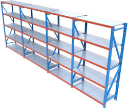 HD Regal FLEX300-X705 Salgó polcrendszer KOMPLETT 7 m (250 x 60 cm / 5 polc) - mkaudio