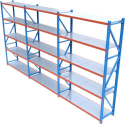 HD Regal FLEX300-W605 Salgó polcrendszer KOMPLETT 6 m (300 x 60 cm / 5 polc) - mkaudio
